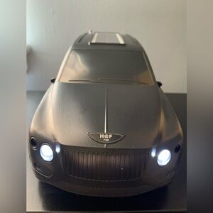 H@F F68 Matte Black Toy Car bluethoth speaker with Working Headlights.